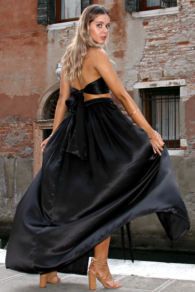 L'AGENCE Serita Dress In Black